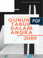 Kecamatan Gunung Tabur Dalam Angka 2019