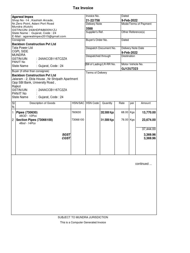 tax-invoice-agarwal-impex-21-22-758-3588-9-feb-2022-pdf-invoice