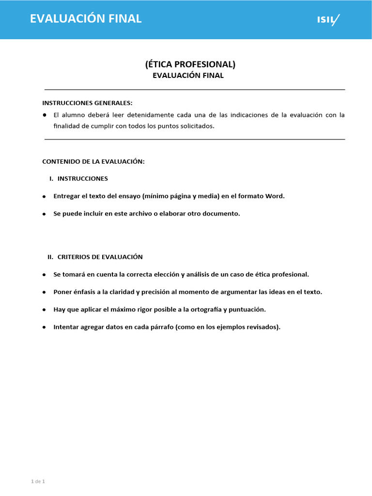 Examen Final Ética 2023 | PDF | Crecimiento personal y profesional