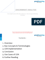 Reference Material - LDA