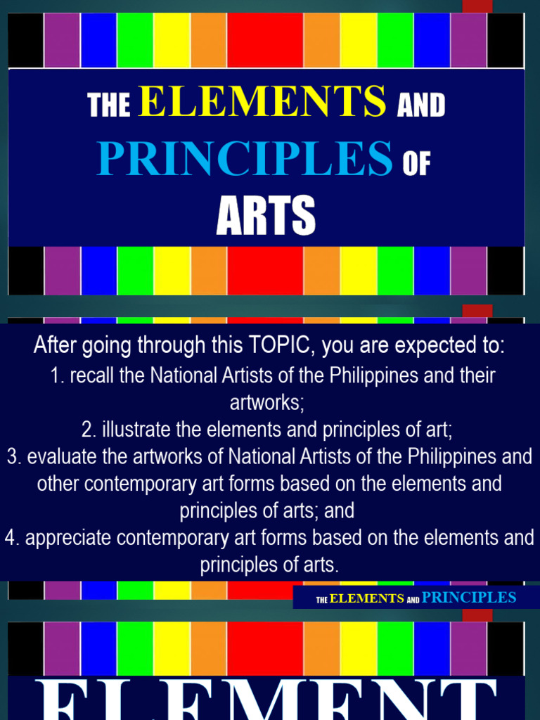 06 Elements and Principles of Arts | Download Free PDF | Color | Shape