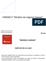 Unidad II Sesión I Modelo Canvas