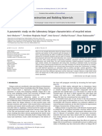 A Parametric Study On The Laboratory Fatigue Characteristics of Recycled Mixes