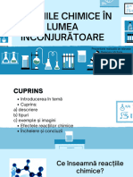 Chimie Proiect Reacții Chimice În Viața Conjurotoare