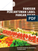 Panduan Pencantuman Label Pangan Segar