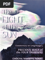 The Light of The Sun Commentary On Longchenpas Precious Mala of ...