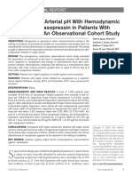 Association of Arterial PH With Hemodynamic.11