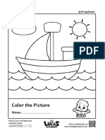 159 Free Printable Worksheets For Kids Color The Picture Worksheet Color The Picture Worksheet BW