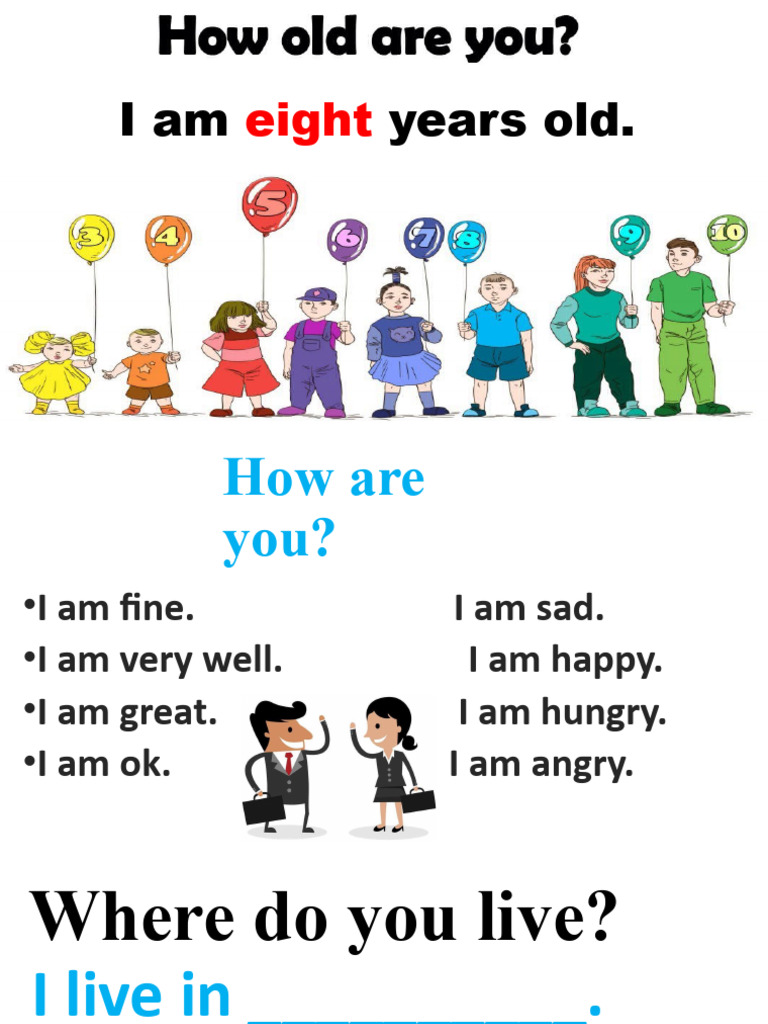 Basic Questions For Children | PDF