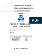 Process Safety Lab Report