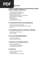 01.basics Understanding and Data Types, Variables & Operators - Jupyter Notebook