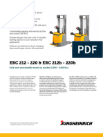 Jungheinrich III Erc 212b 220b - Erc 212 220 Spec Sheet English