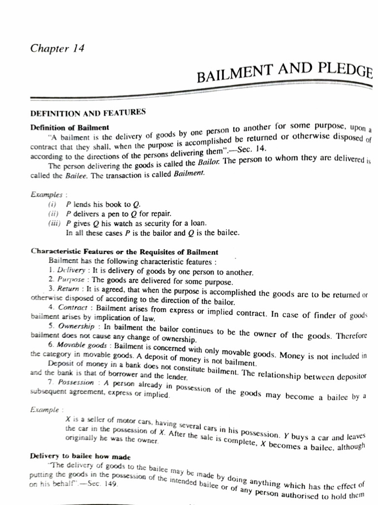 bailment-and-pledge-pdf-legal-liability-lien