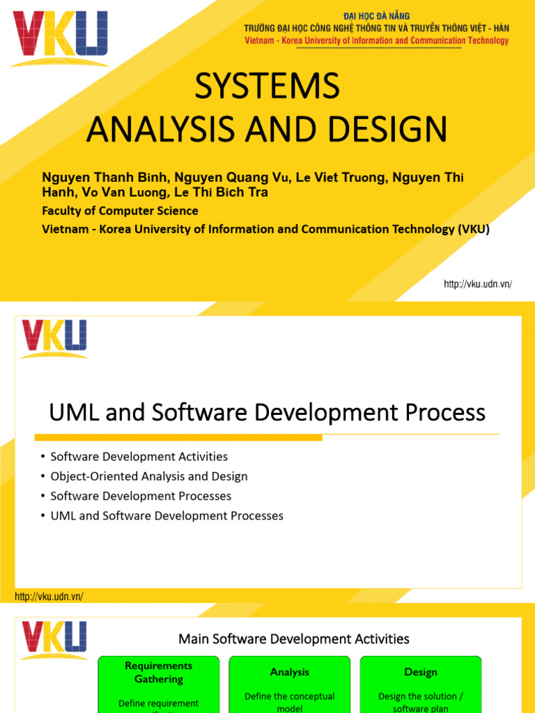 SAD - Ch3 - UML and Software Development Process | PDF | Agile Software ...