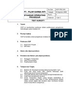 Standard Operating Prosedur Test Humidity