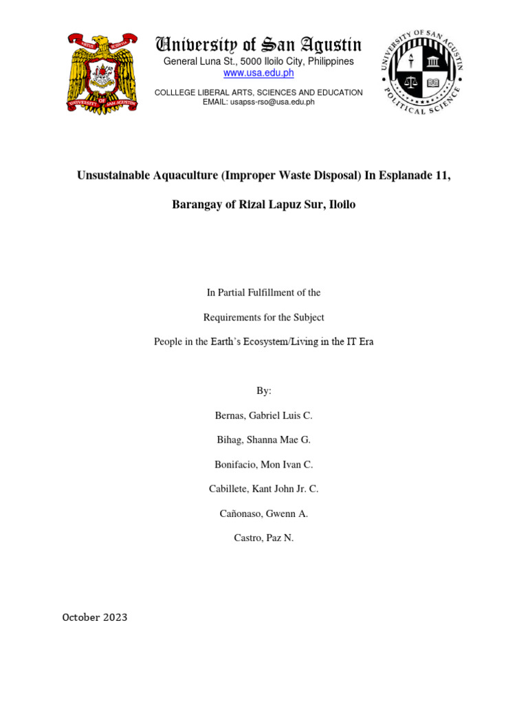 community-environmental-action-plan-pdf-pdf-water-pollution