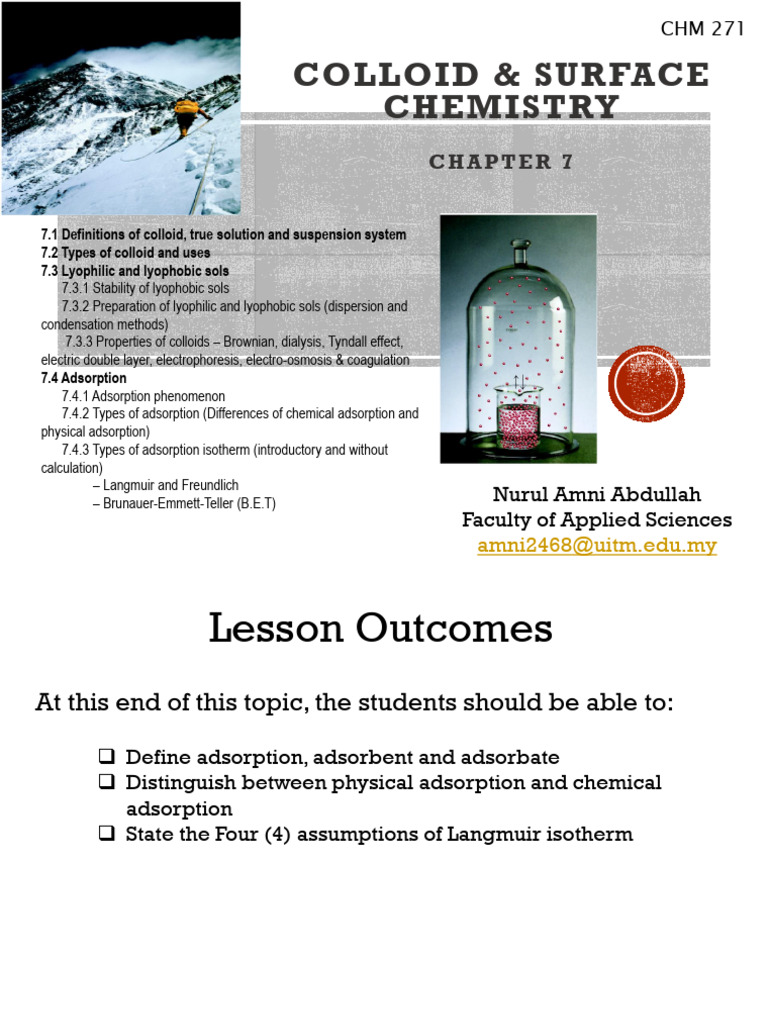 Sem 2 CHM271 Chapter 7 | PDF | Science & Mathematics