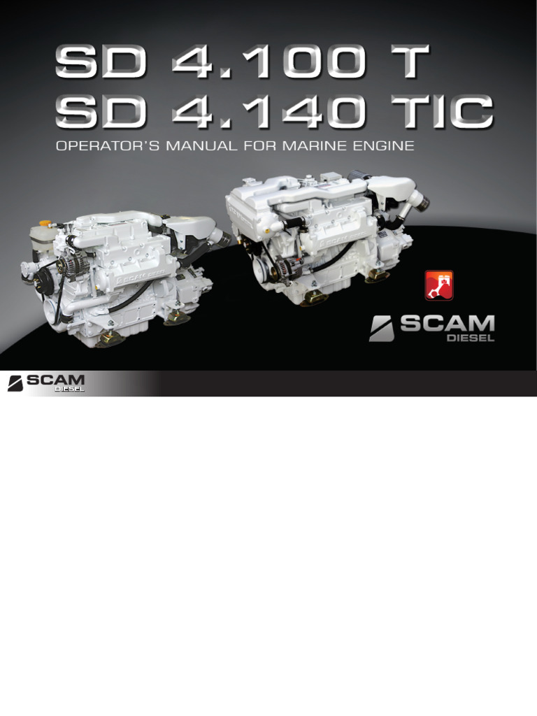 SCAM 4.100 T, 4.140 TIC-e | PDF | Diesel Engine | Pump