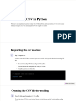 Mastering CSV in Python