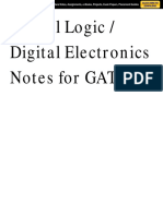 Digital Logic - Digital Electronics Notes For GATE PDF Download