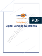Digital Lending Guidelines