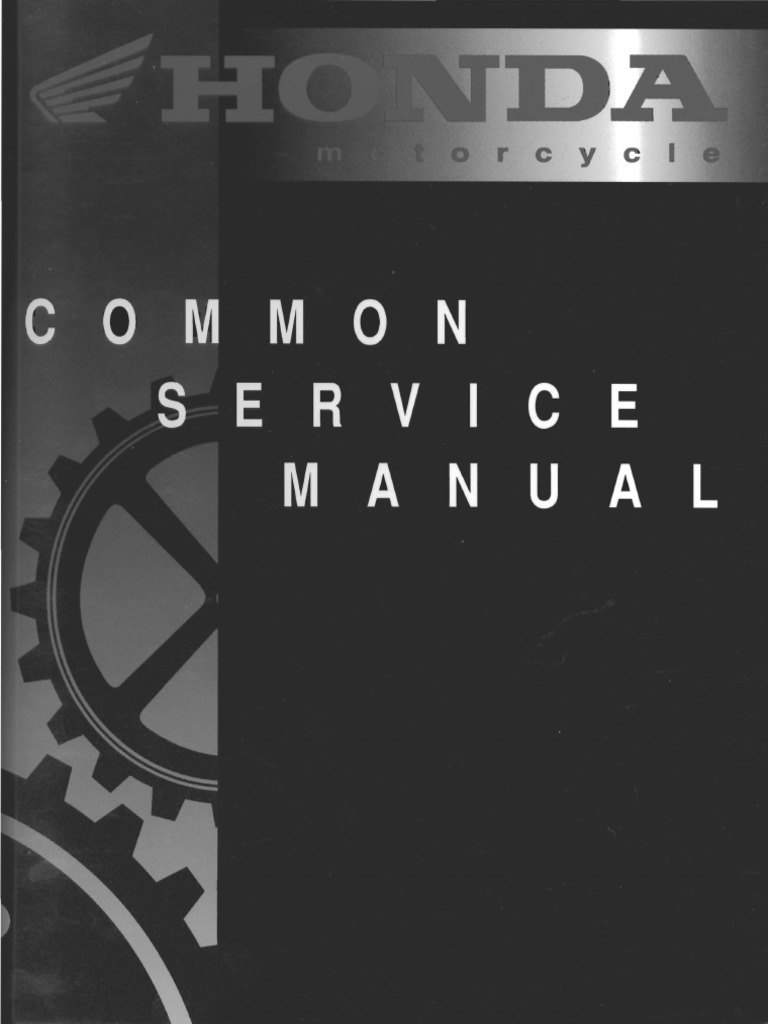 1995 Common Service Manual | PDF | Bearing (Mechanical) | Machines