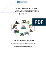 Web Development and Database Administration Level - V: Based On December, 2021 Version-IV Occupational Standard (OS)