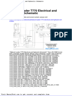 Bobcat Loader t770 Electrical and Hydraulic Schematic