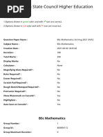 BSC Mathematics 3rd Aug 2021 Shift2 - 800894112