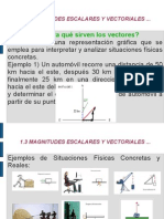 1.3 Magnitudes Escalares y Vectoriales