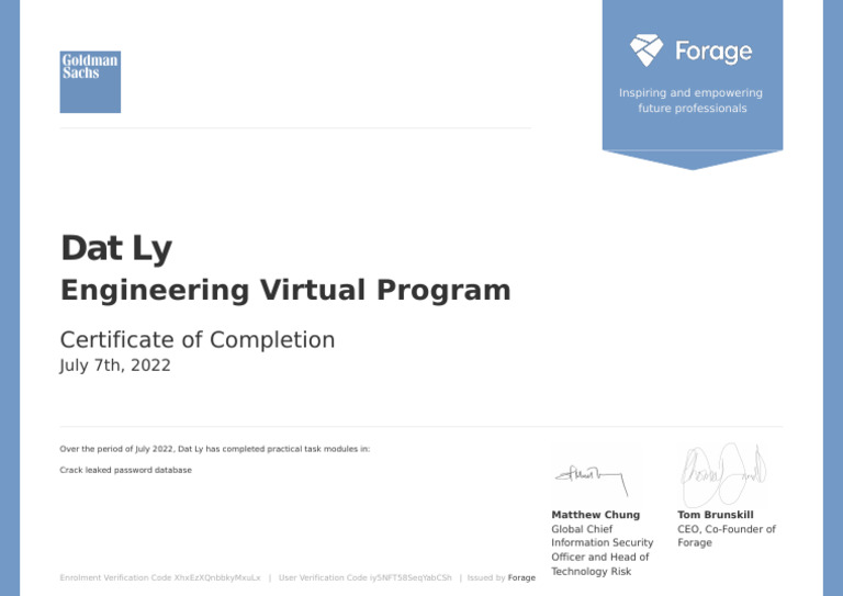 Engineering Program Completion Certificate | PDF