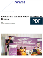 Responsible Tourism Project Launched in Beypore - Travel News - Manorama English