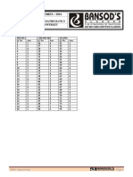 Test Series - PCM Jee - Answerkey - Final - 4!12!2023 PDF