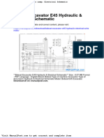 Bobcat Excavator E45 Hydraulic Electrical Schematic