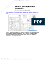 Bobcat Excavator E50 Hydraulic Electrical Schematic