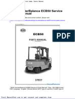 Byd Counterbalance Ecb50 Service Parts Manual