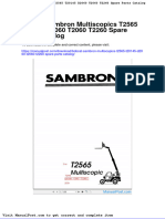 Bobcat Sambron Multiscopics t2565 t20145 d2060 t2060 t2260 Spare Parts Catalog