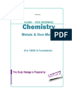 Metals & Non-Metals Class VIII