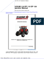 Case Ih Maxxum 110 Ep 115 Ep 120 Ep 125 e Operator Manual
