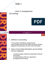 Cost Chapter 1 Introduction To Management Accounting