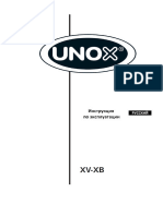 Manual Unox XV XB