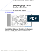 Bobcat Telescopic Handler t40140 t40170 Hydraulic Electrical Schematic