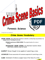 Crime Scene Basics