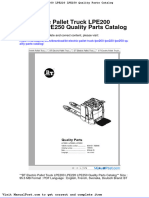 BT Electric Pallet Truck Lpe200 Lpe220 Lpe250 Quality Parts Catalog