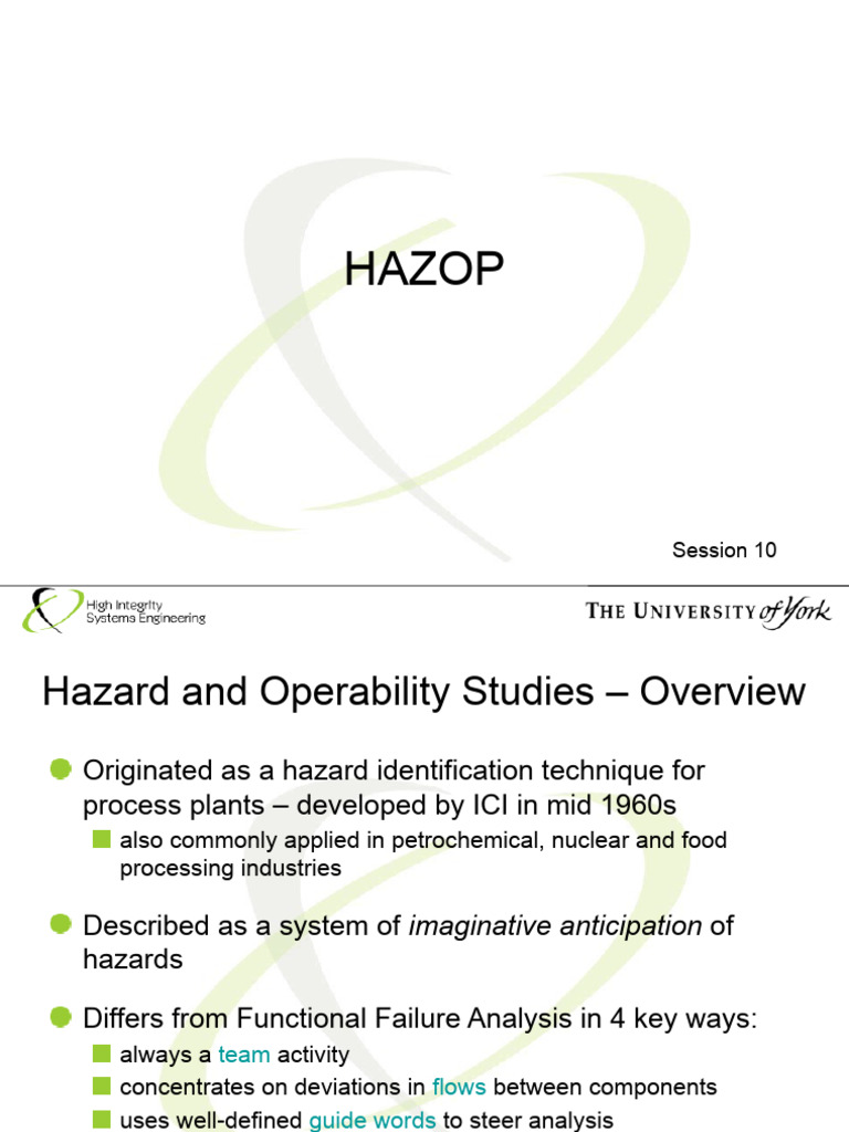 2 4 Hazop | PDF | Applied And Interdisciplinary Physics | Mechanical ...