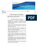 Exercicios de Redacao 4oano para o Dia 06-08-21.