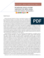 Selecciones Ferenczianas Obras Completas Tomo IV Confusion de Lenguas Entre Los Adulto y El Nino 1933b