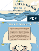 Koneksi Antar Materi Topik 4 Filosofi Pendidikan Indonesia