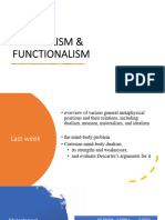 Physicalism & Functionalism