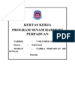 KERTAS KERJA Senam Harmoni